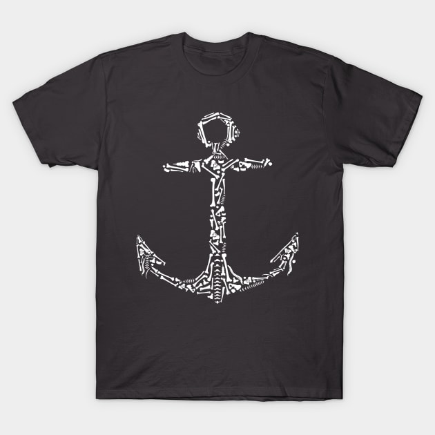 Anchor Bones T-Shirt by NerdvanaLLC